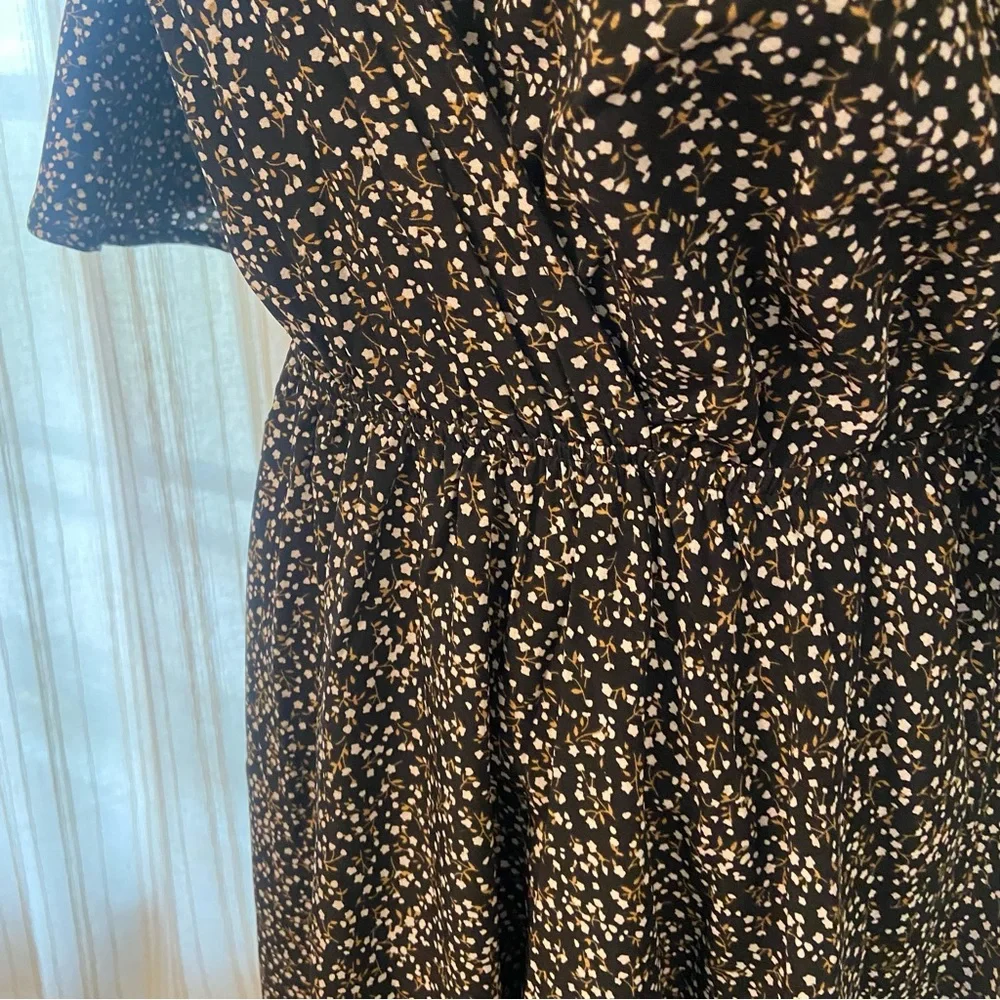 SHEIN | Confetti Print Butterfly Sleeve Dress - Picture 3 of 5